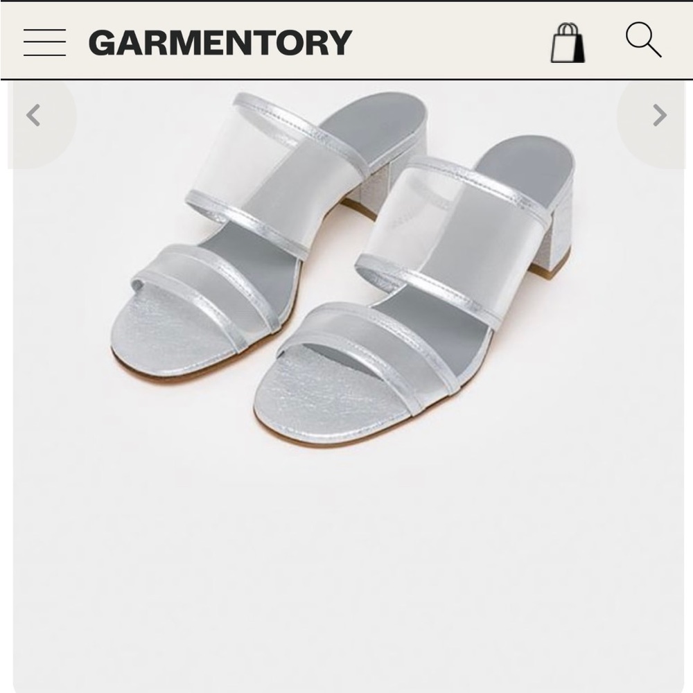 Maryam Nassir Zadeh MNZ Martina Clear Mesh Slide